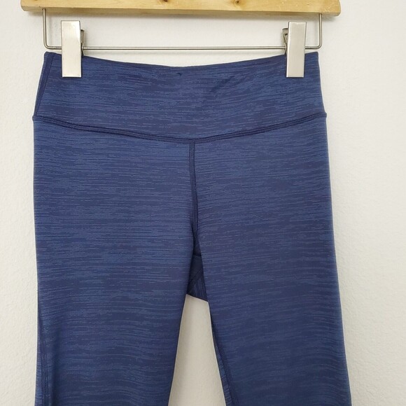 Outdoor Voices Leggings Small Blue Tech Sweat Flex Crop Athletic Gym Sporty - Picture 2 of 11
